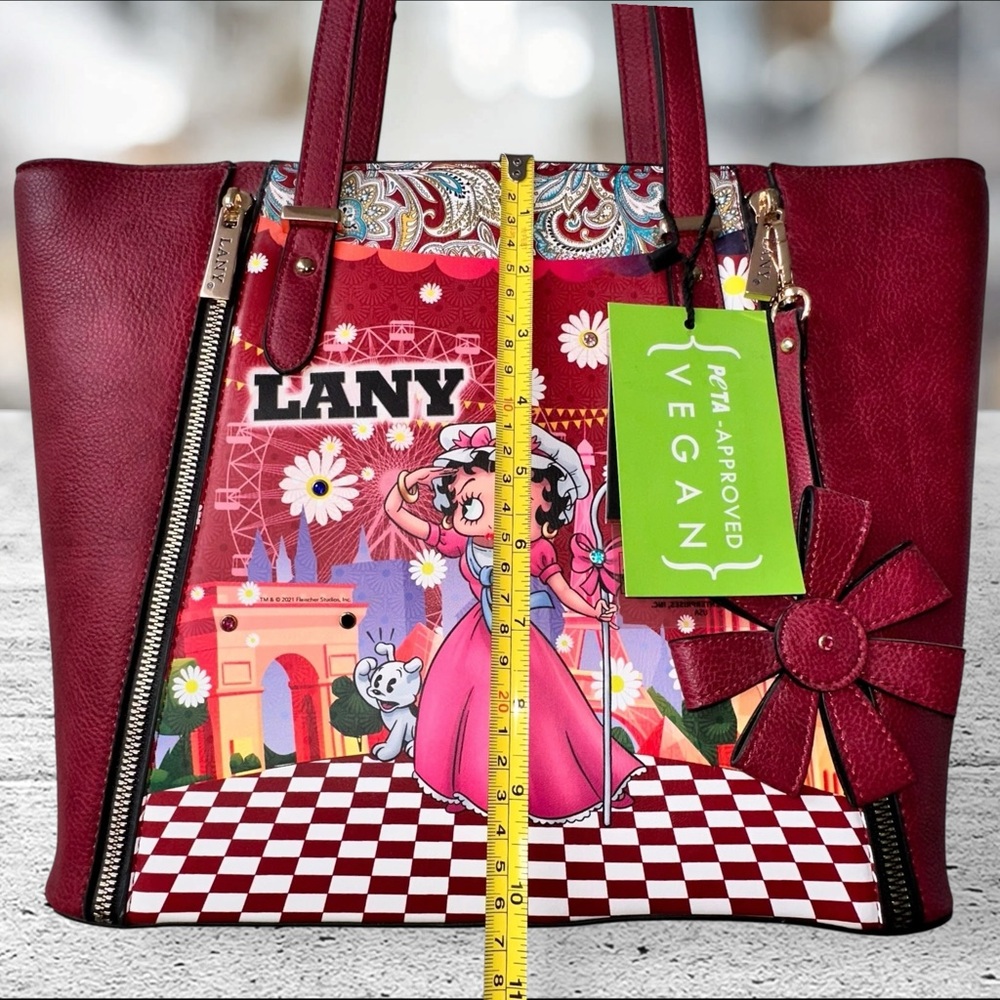 Betty Boop & LANY Parisian Themed Tote Bag – Limited Edition NWT Hard to Find - Picture 7 of 15